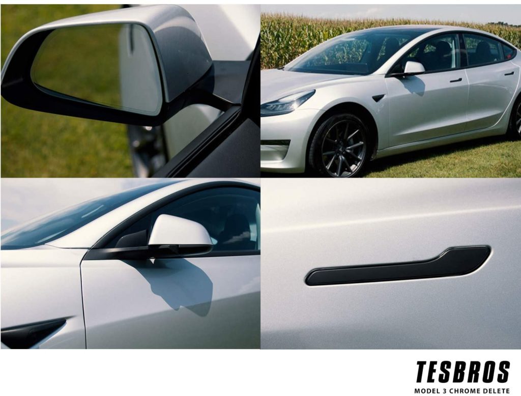 Chrome delete tesla model 3