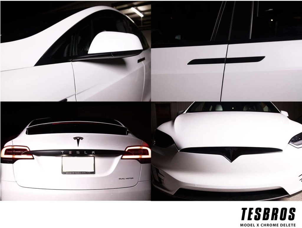 Chrome delete tesla model X